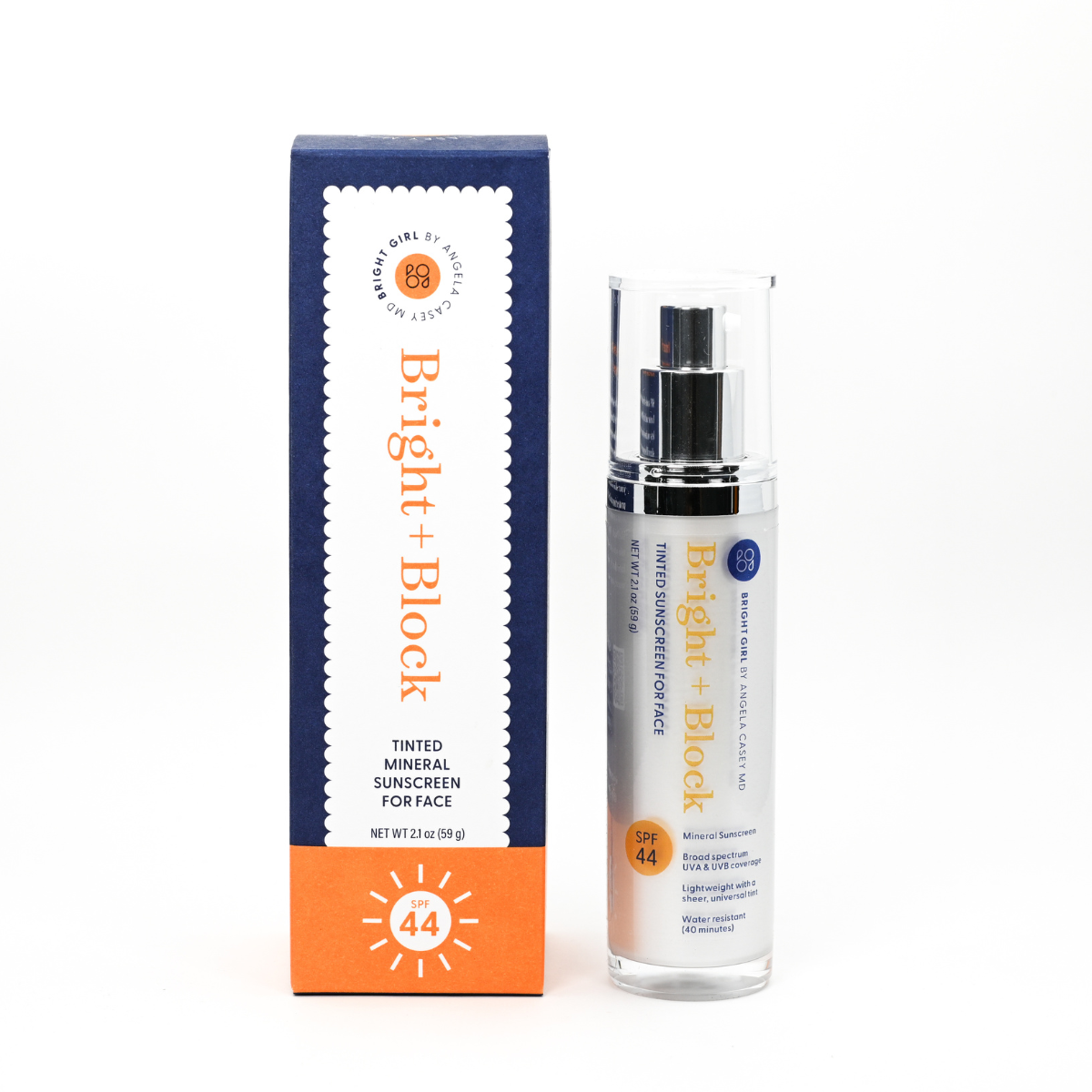 Bright Girl Bright and Block Tinted Mineral Sunscreen for Teenage Skin Shop At Exclusive Beauty