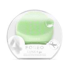 Load image into Gallery viewer, FOREO LUNA 4 GO Facial Cleansing &amp; Massaging Device Travel Friendly Pistachio shop at Exclusive Beauty
