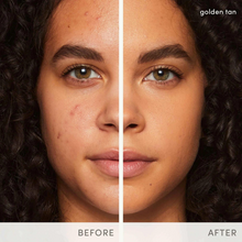 Load image into Gallery viewer, Jane Iredale PurePressed Mineral Foundation Before/After in Golden Tan Shop At Exclusive Beauty

