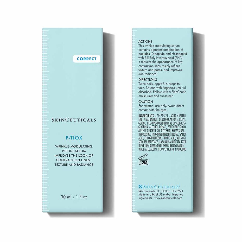 SkinCeuticals p-TIOX Wrinkle Modulating Peptide Serum Shop at Exclusive Beauty Club