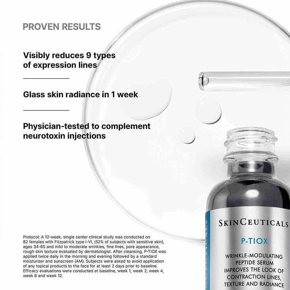 SkinCeuticals p-TIOX Wrinkle Modulating Peptide Serum Shop at Exclusive Beauty Club