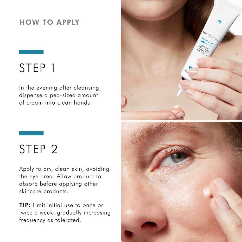 SkinCeuticals Retinol 0.3 Refining + Anti-Aging Night Cream Shop Exclusive Beauty Club Skincare