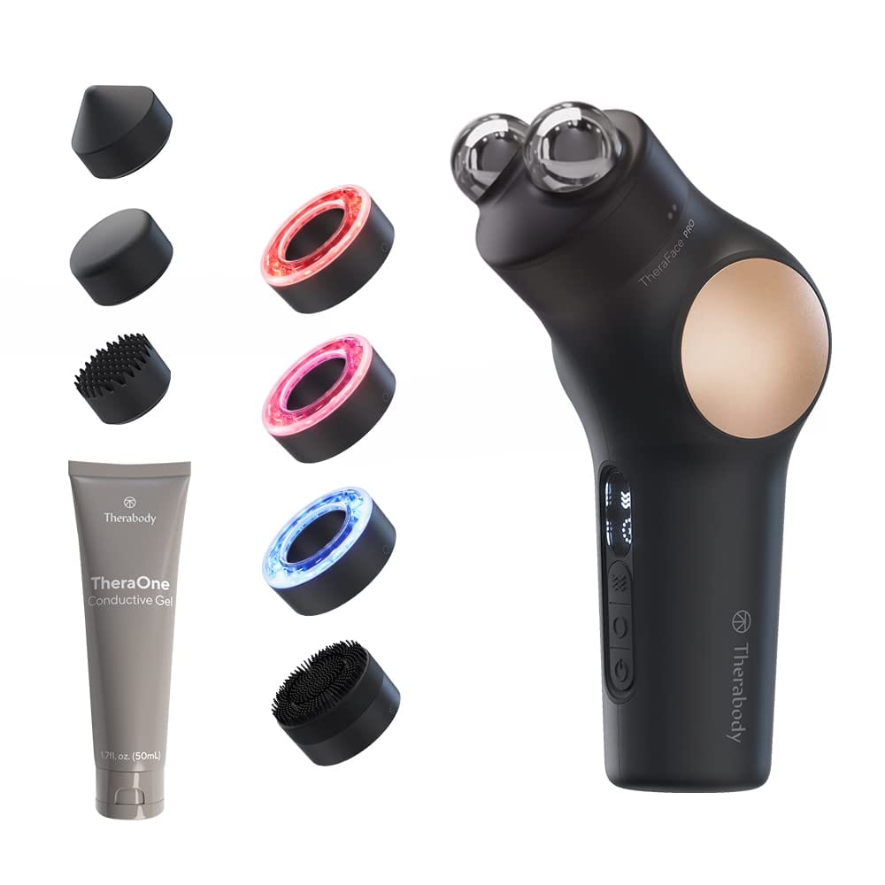 TheraBody TheraFace Pro Black Therabody Shop at Exclusive Beauty Club