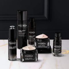 Filorga Global-Repair luxury anti-aging collection Advanced Cream Elixir Essence Intensive serum and Eyes and Lips treatment