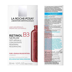 La Roche-Posay Retinol B3 serum packaging box front and back 30ml