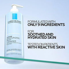 Toleriane Milky Cleanser formulated with nine ingredients for hydrated skin