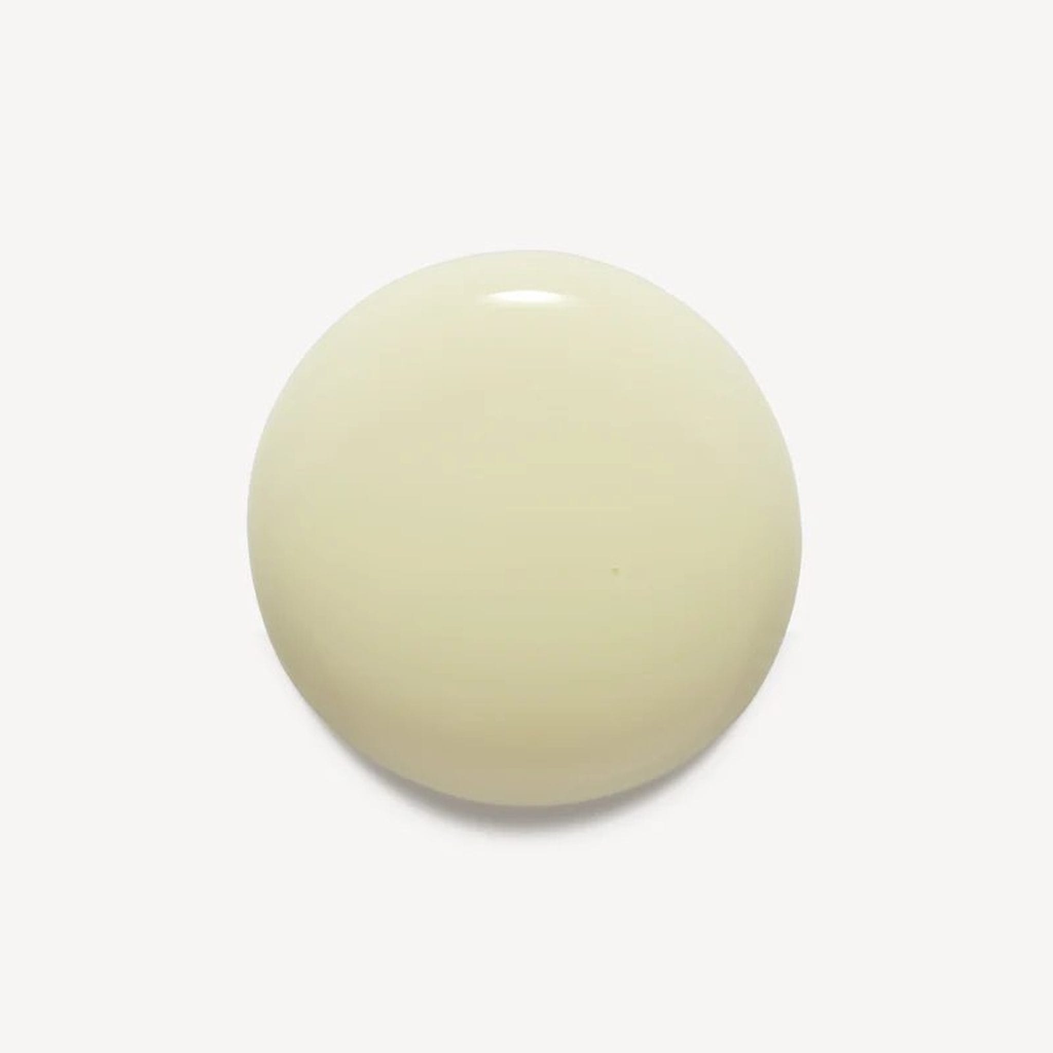Rationale The Serum number 2 smooth ivory cream texture drop on light grey background