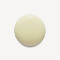 Rationale The Serum number 2 smooth ivory cream texture drop on light grey background