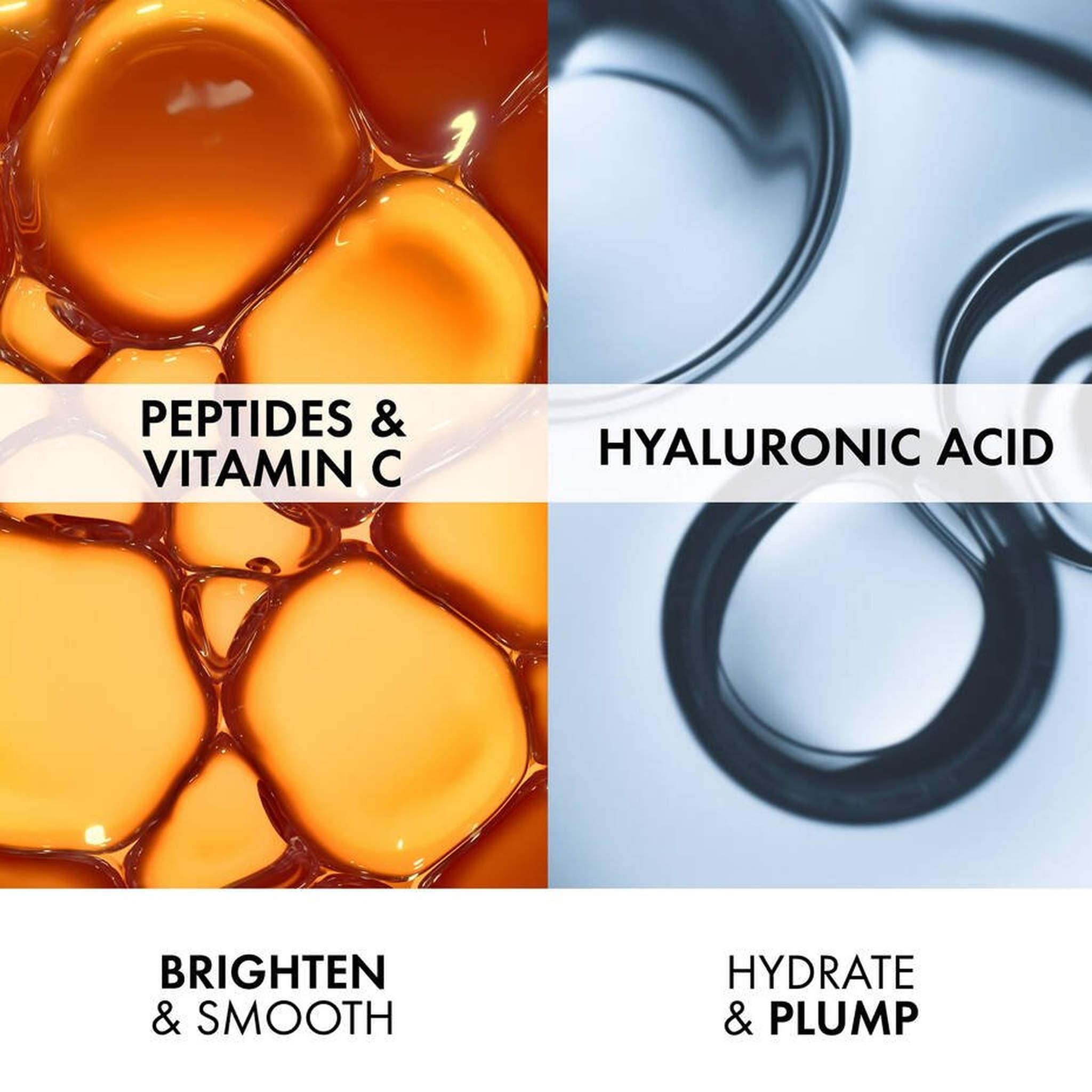 Vichy Capital Soleil UV-Age Daily key ingredients: peptides and vitamin C to brighten, hyaluronic acid to hydrate and plump