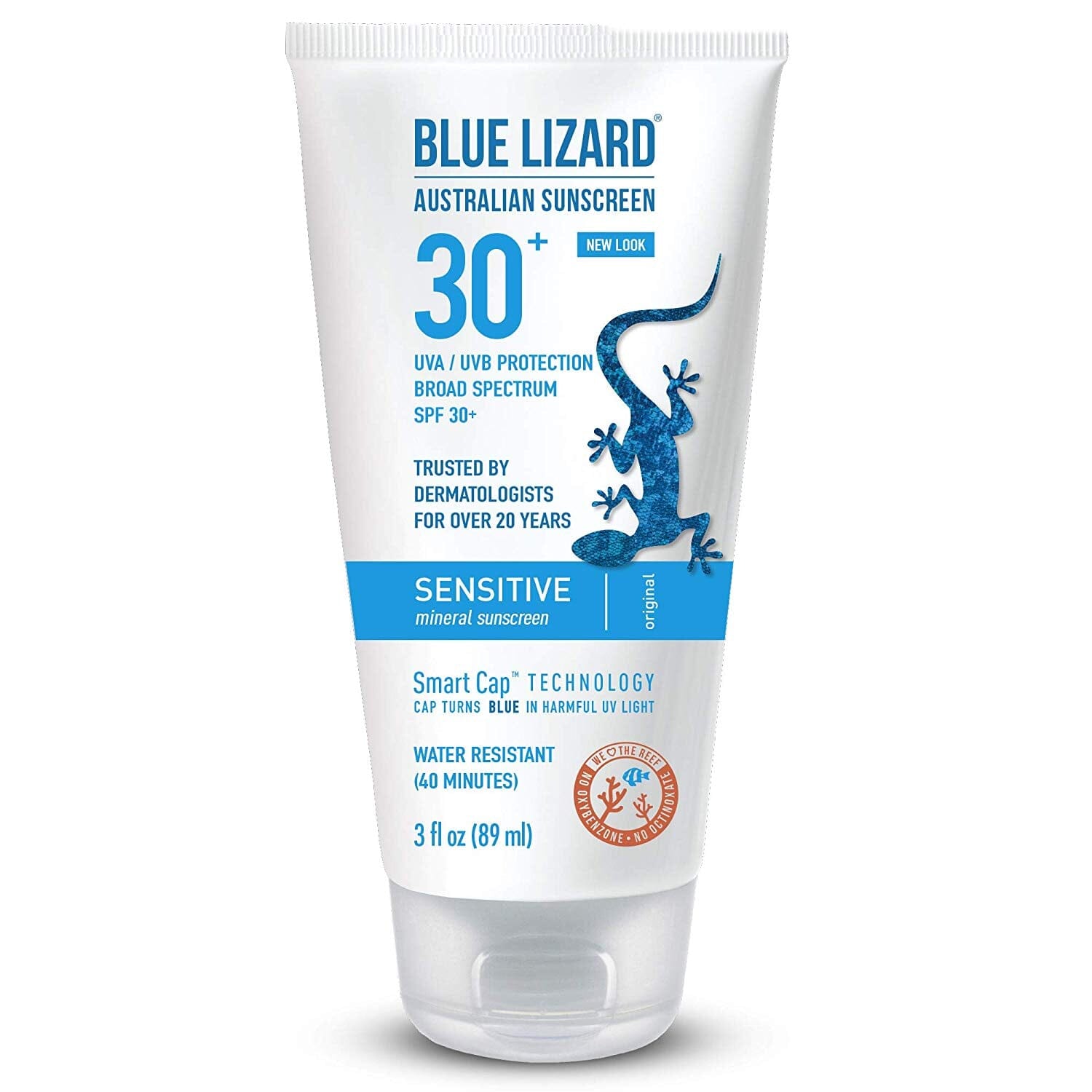 Blue Lizard Australian Sensitive Mineral Sunscreen SPF 30+ Blue Lizard 3 fl. oz. (Tube) Shop at Exclusive Beauty Club