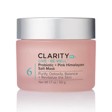 Load image into Gallery viewer, ClarityRx Live + Be Well Probiotic Pink Himalayan Salt Mask ClarityRx 1.7 fl. oz. Shop at Exclusive Beauty Club
