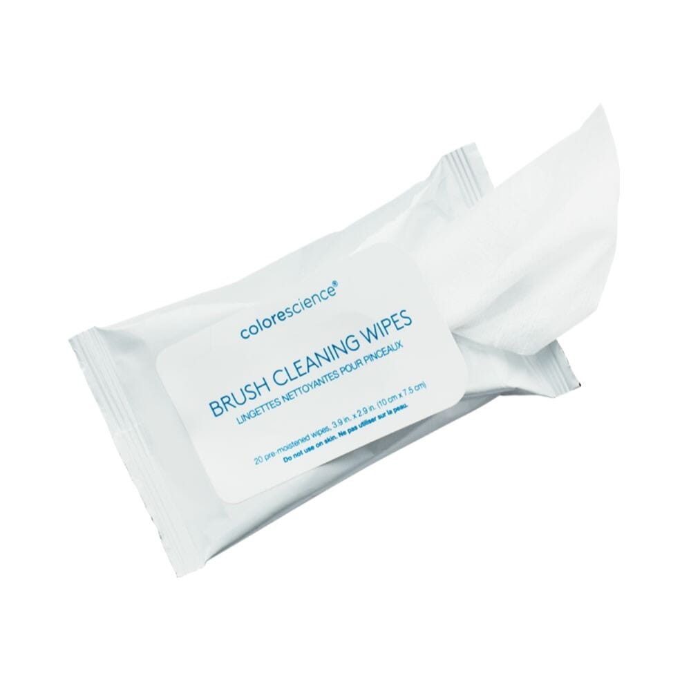 Colorescience Brush Cleaning Wipes Colorescience 20 Pack Shop at Exclusive Beauty Club
