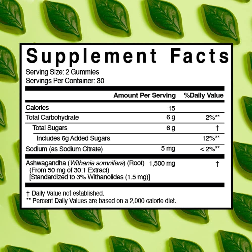 GrandeGUMMIES Ashwagandha Mood Booster Gummy (60 Count) Grande Cosmetics Shop at Exclusive Beauty