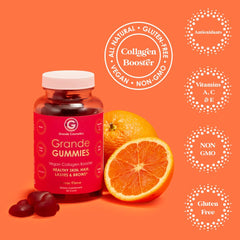 GrandeGUMMIES Vegan Collagen Booster Gummy (60 Count) Grande Cosmetics Shop at Exclusive Beauty