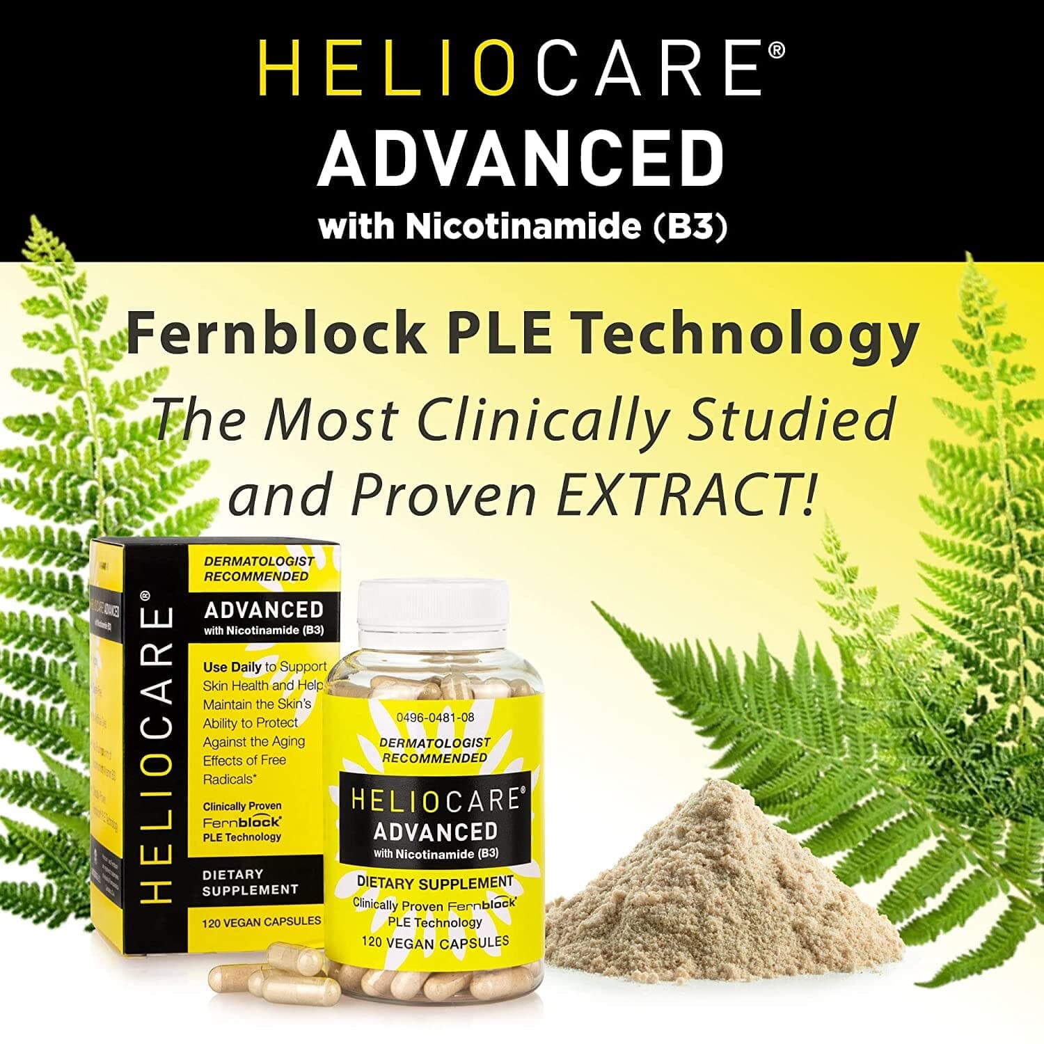 Heliocare Advanced Antioxidant Supplement with Nicotinamide B3 Vitamins & Supplements Heliocare Shop at Exclusive Beauty