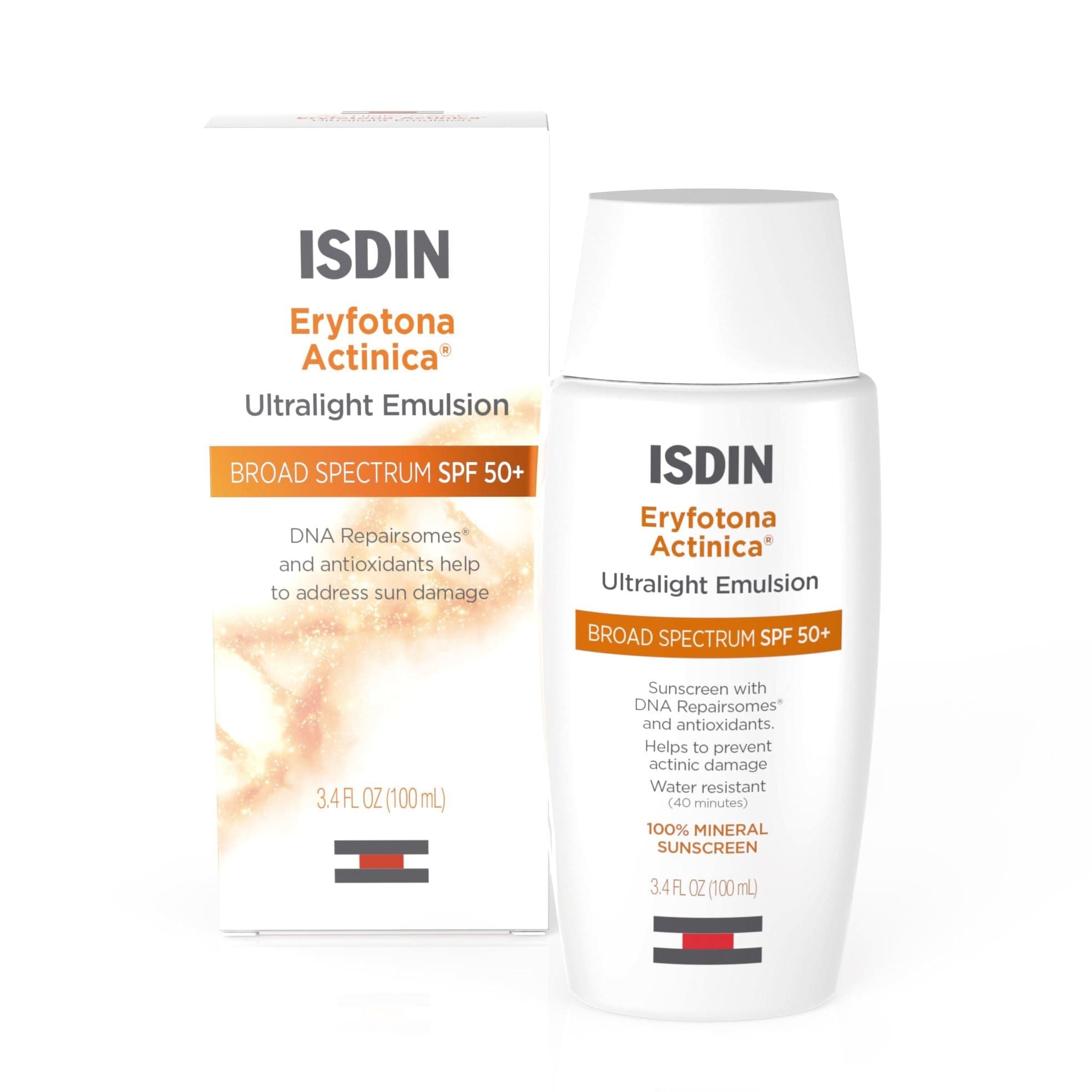 ISDIN Eryfotona Actinica Ultralight Emulsion SPF 50+ ISDIN 3.4 fl. oz. Shop at Exclusive Beauty