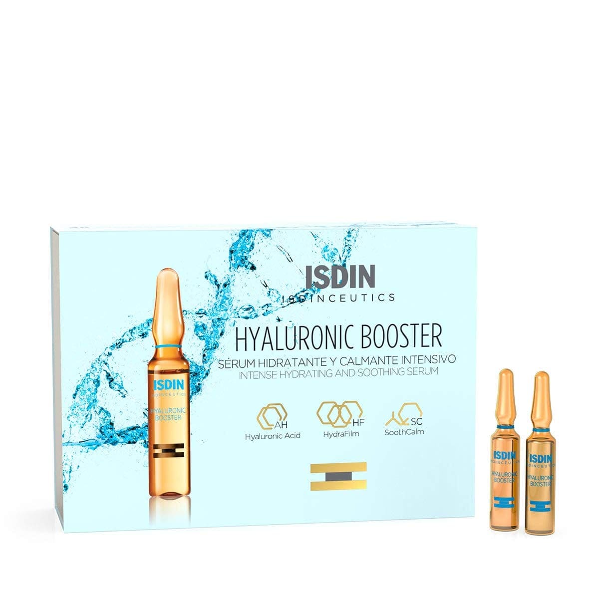 ISDIN Hyaluronic Booster 10 Ampoules ISDIN 2ml x 10 ampoules Shop at Exclusive Beauty