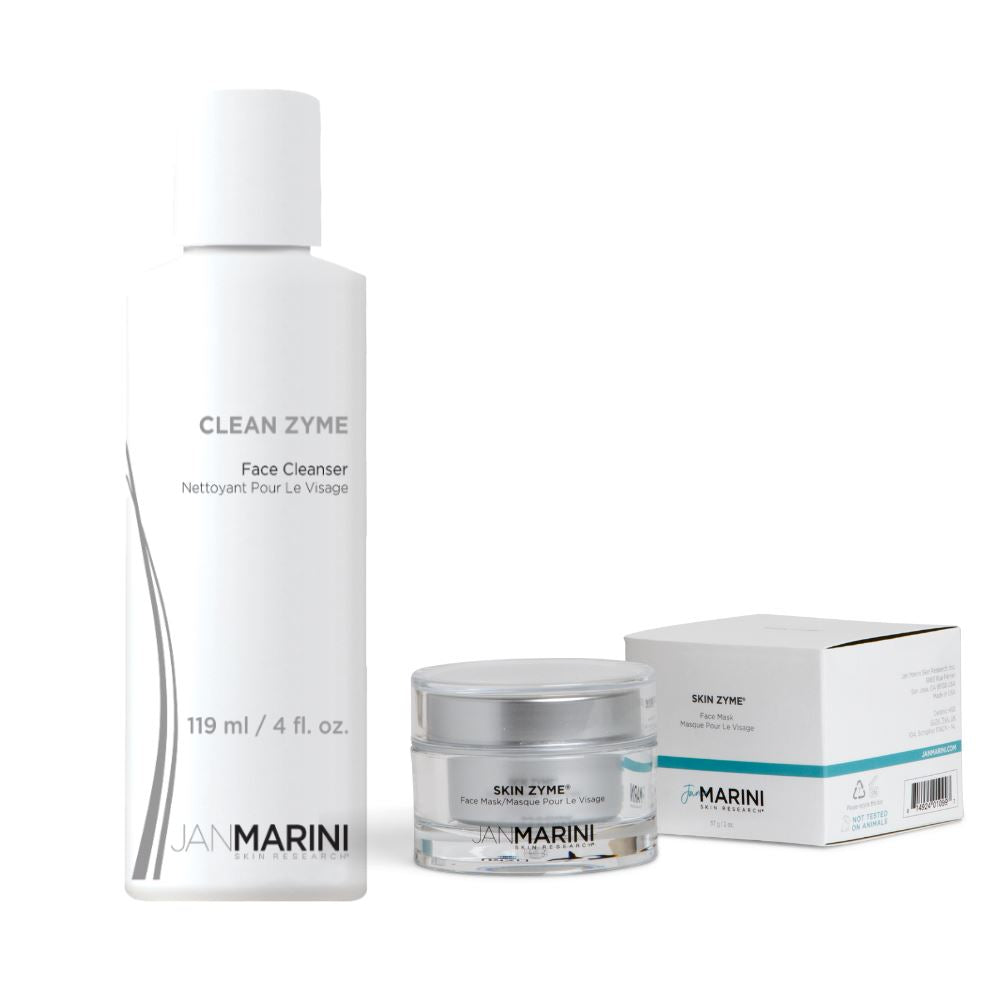 Jan Marini Clean Zyme + Skin Zyme Bundle Jan Marini Shop at Exclusive Beauty Club