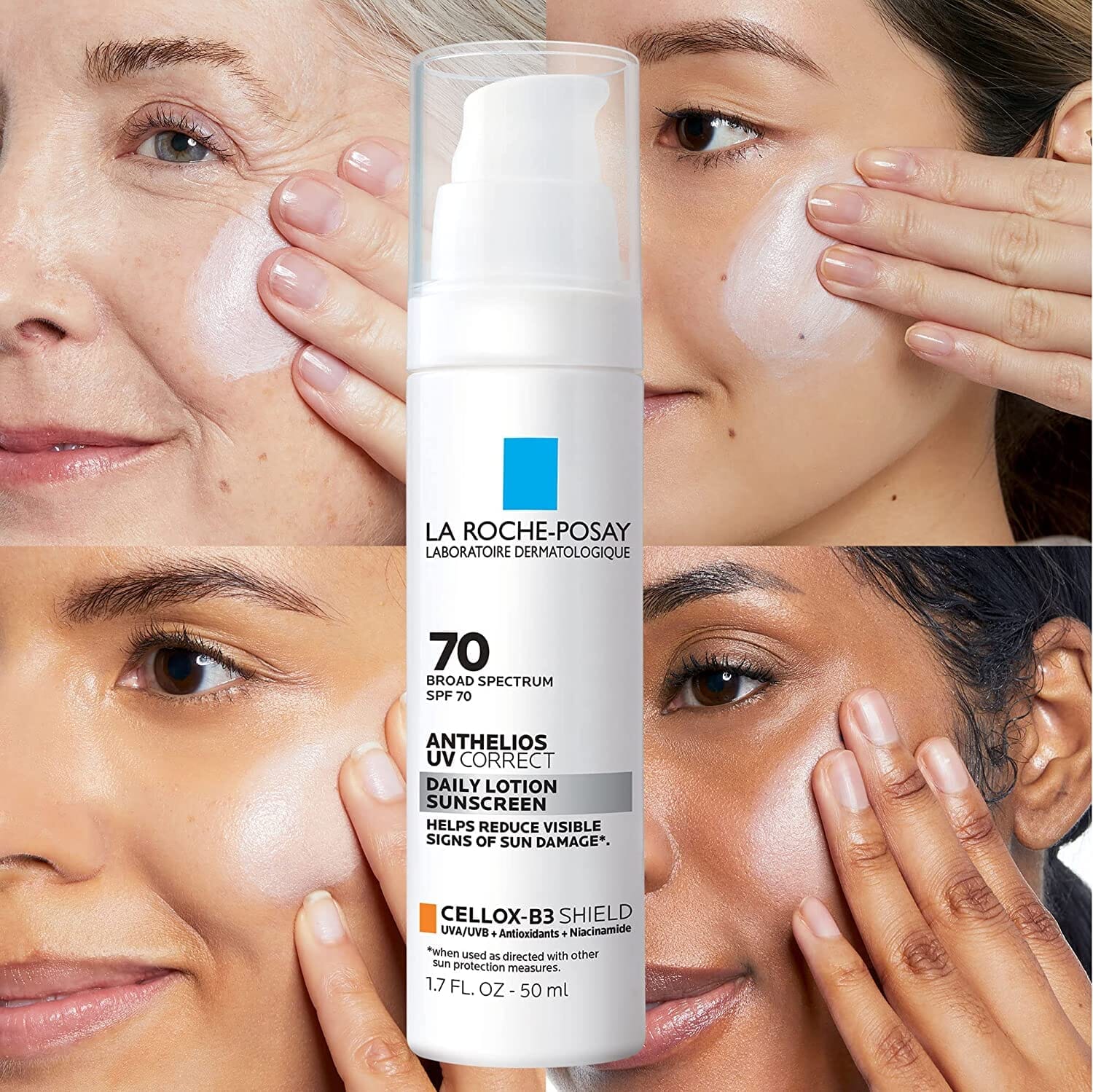 La Roche-Posay Anthelios UV Correct Face Sunscreen SPF 70 with Niacinamide La Roche-Posay Shop at Exclusive Beauty