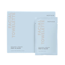 Load image into Gallery viewer, NuFACE Prep-N-Glow Exfoliating &amp; Hydrating Facial Wipes NuFACE 20-Pack Shop at Exclusive Beauty Club
