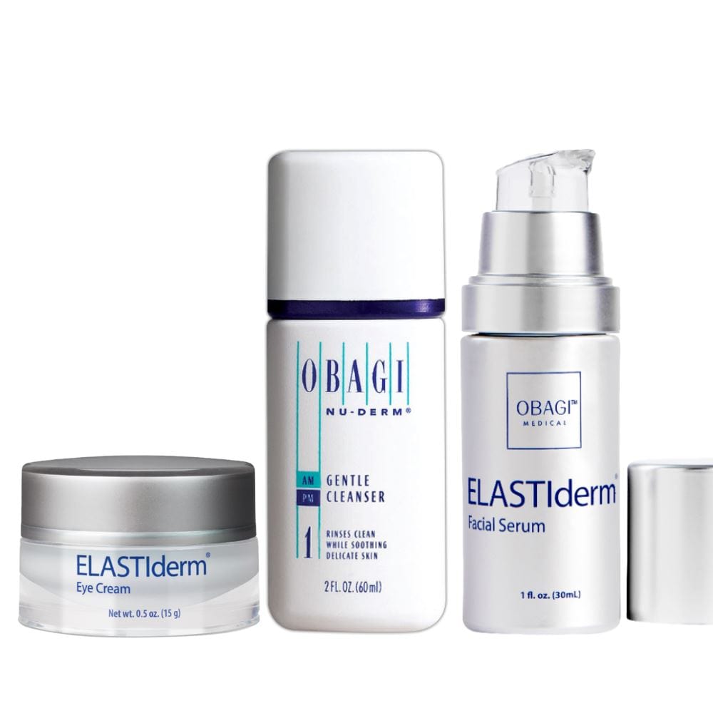 Obagi Elastiderm Power DUO (Elastiderm Facial Serum + Elastiderm Eye Cream + FREE Gentle Cleanser Trial Size) $325 Value Anti-Aging Skin Care Obagi Shop at Exclusive Beauty