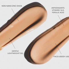 Sonrei Clearly Zinq Tinted SPF 45 Mineral Sunscreen Gel Sunscreen Sonrei Shop at Exclusive Beauty