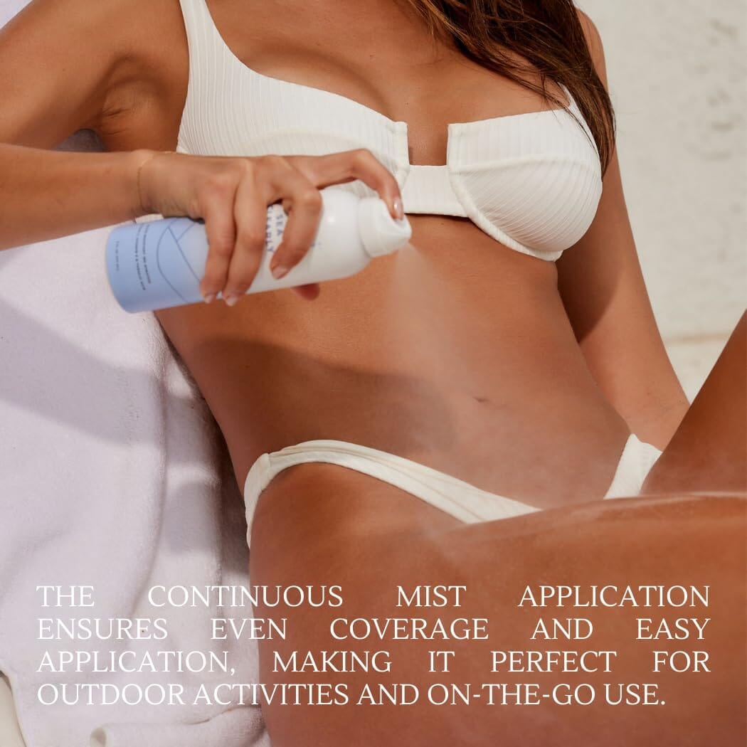 Sonrei Sea Clearly Organic SPF 50 Clear Sunscreen Mist Sunscreen Sonrei Shop at Exclusive Beauty