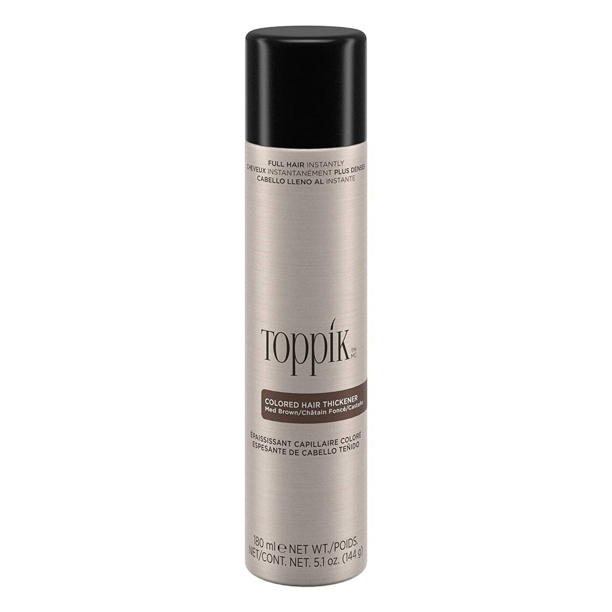 Toppik Colored Hair Thickener - MEDIUM BROWN Toppik 5.1 oz/144g bottle Shop at Exclusive Beauty Club