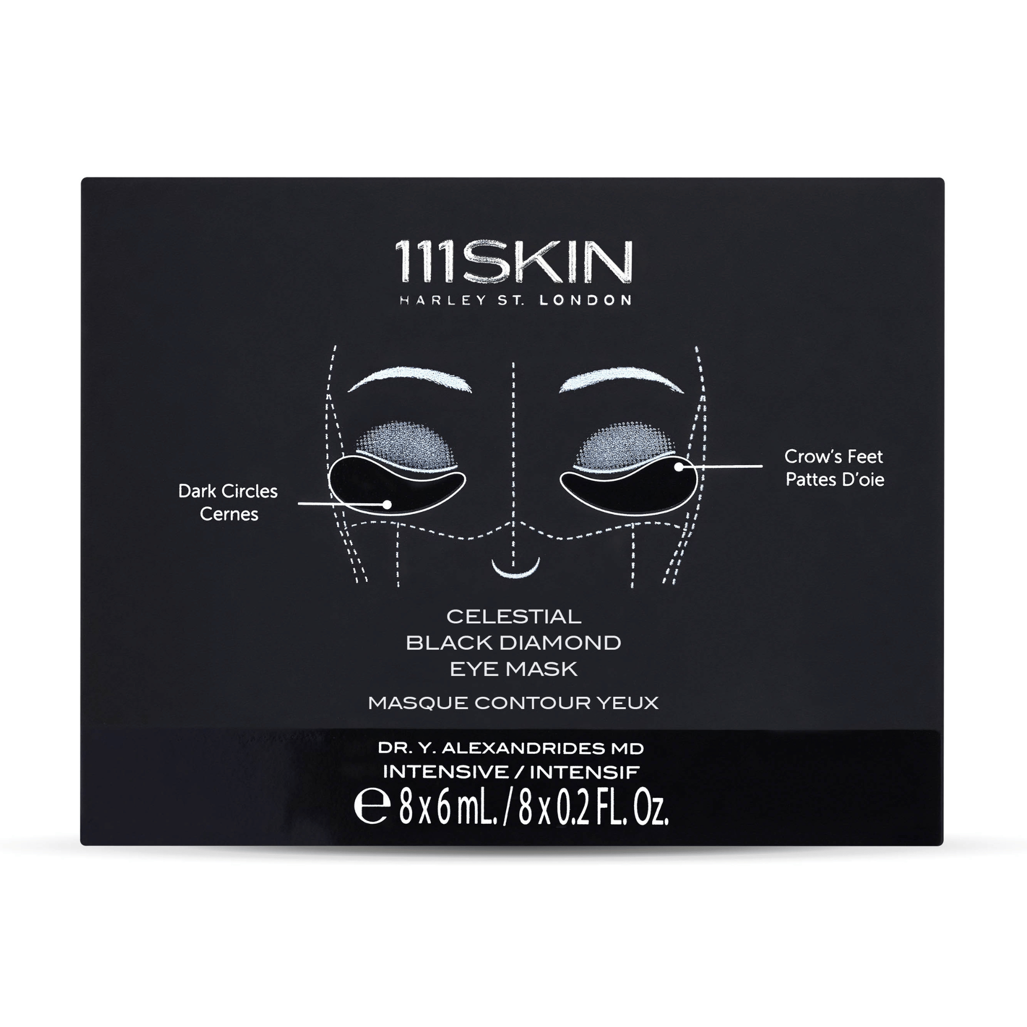 111Skin Celestial Black Diamond Eye Mask available at Exclusive Beauty Club. Target dullness, fine lines, and dark circles.