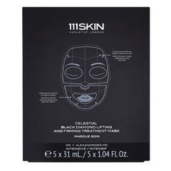 111SKIN Celestial Black Diamond Lifting and Firming Face Mask available at Exclusive Beauty Club. Smooth fine lines and wrinkles.