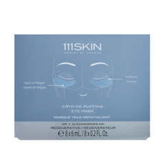 111SKIN Cryo De-Puffing Eye Mask available at Exclusive Beauty Club. Targets puffiness and dullness.