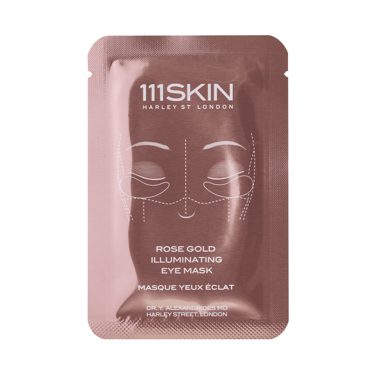 111SKIN Rose Gold Illuminating Eye Masks available at Exclusive Beauty Club. Brighten and illuminate under eyes.