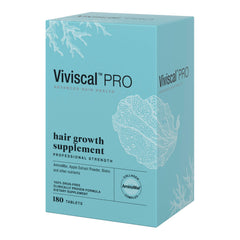 Viviscal Pro hair growth supplement 180 Count box on a white background