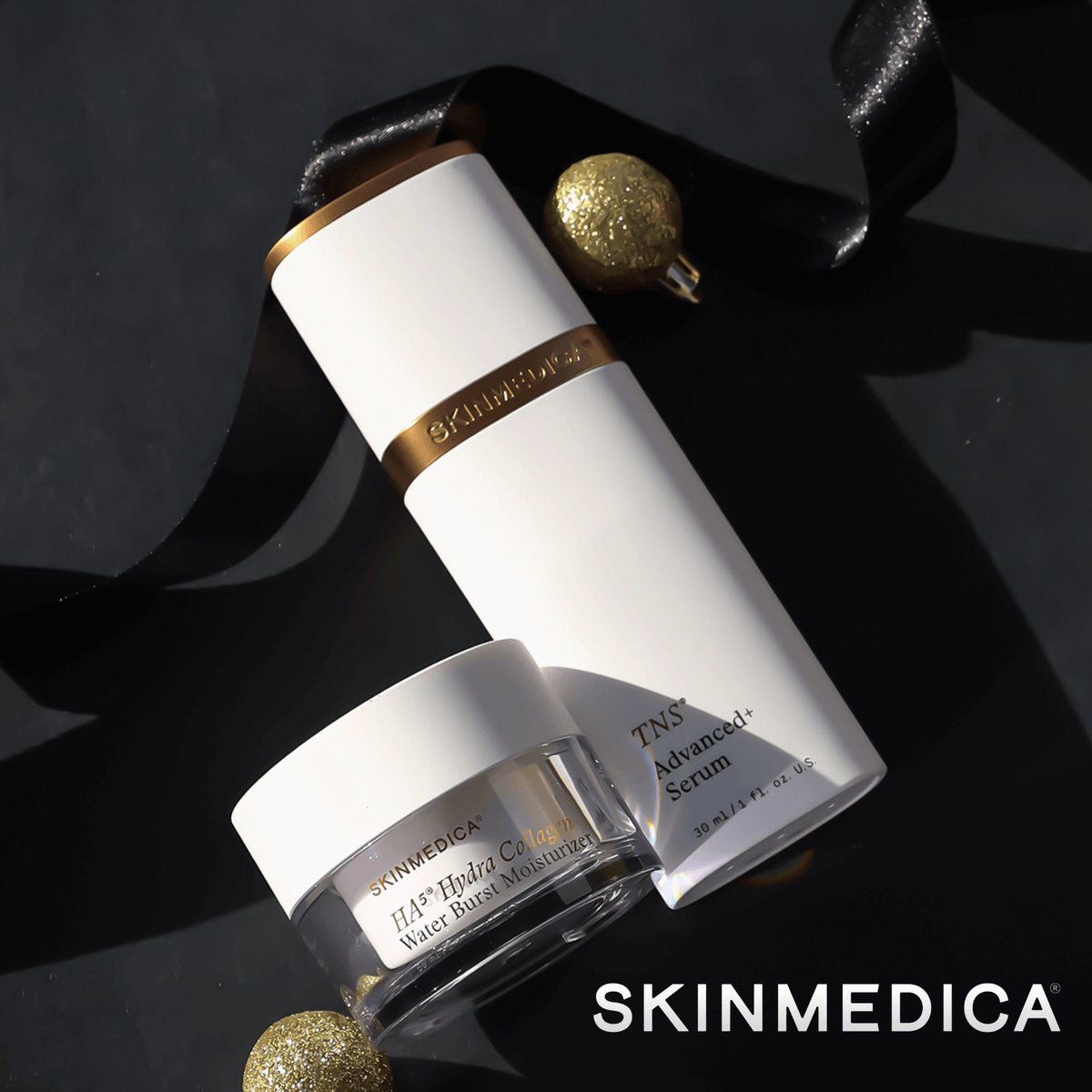 SkinMedica TNS Advanced+ Serum & Hydra Collagen Water Burst Moisturizer Duo