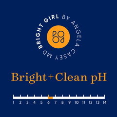 Bright Girl Bright + Clean Daily Gel Cleanser pH Level Chart