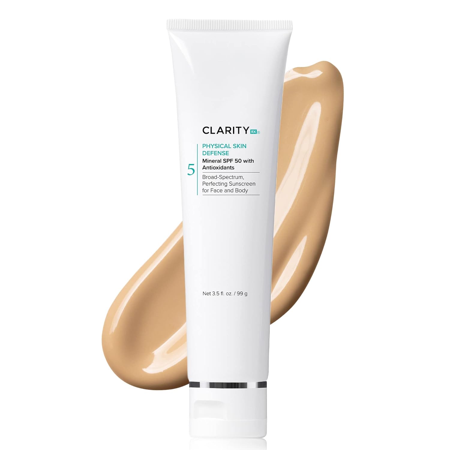 ClarityRx Physical Defense Mineral SPF 50 with Antioxidants shop at Exclusive Beauty