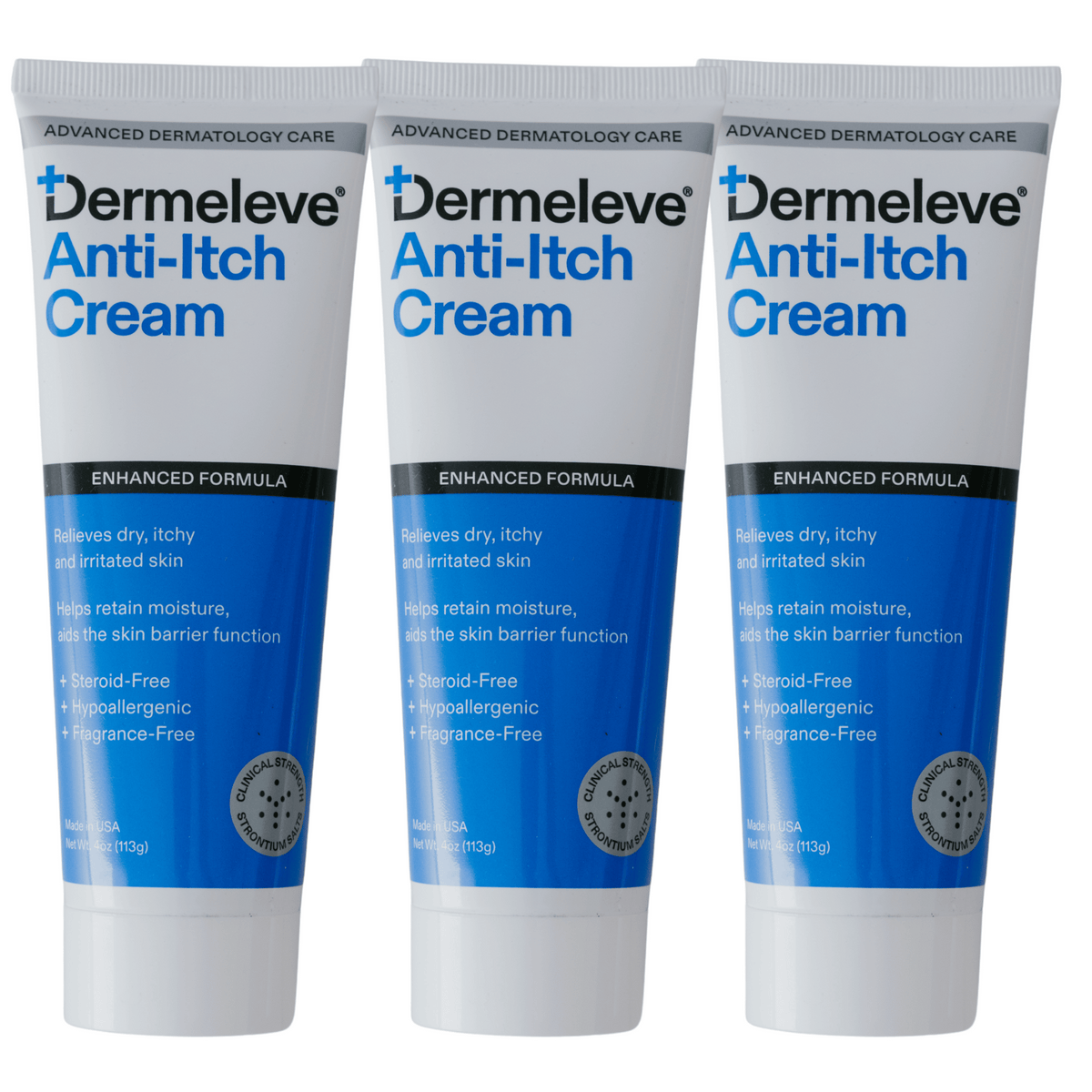 Dermeleve Steroid Free Anti-Itch Soothing Cream 4 oz.