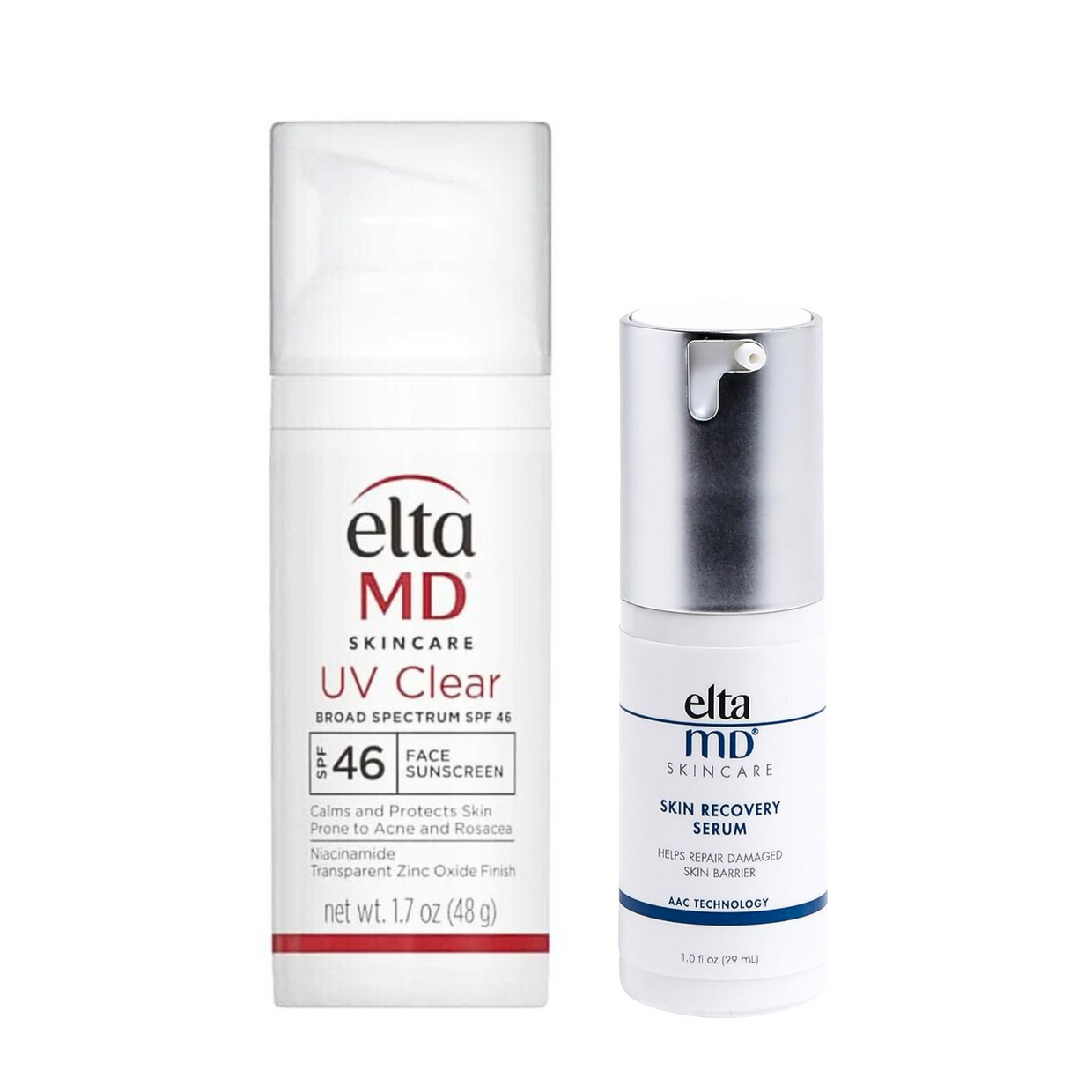EltaMD Hydrate and Protect Duo (UV Clear + Skin Recovery Serum) $104 Value Skin Care EltaMD Shop at Exclusive Beauty Club