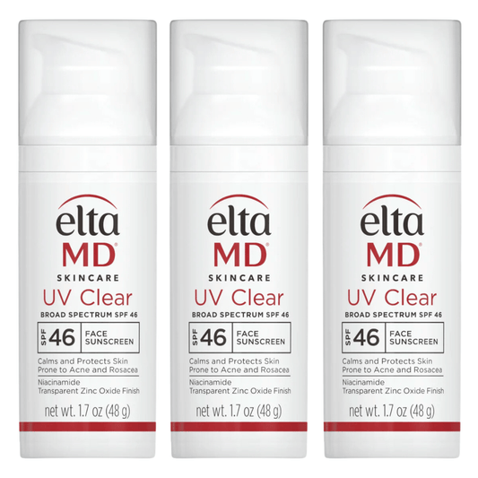 EltaMD UV Clear SPF 46 Broad Spectrum Face Sunscreen 1.7 oz 3-Pack shop at Exclusive Beauty