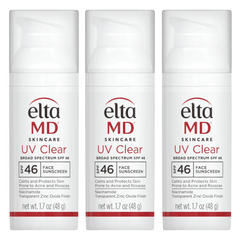 EltaMD UV Clear SPF 46 Broad Spectrum Face Sunscreen 1.7 oz 3-Pack shop at Exclusive Beauty