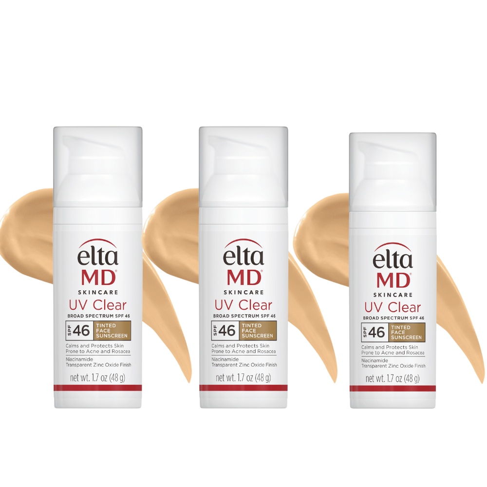 EltaMD UV Clear SPF 46 Tinted 3 Pack shop at Exclusive Beauty