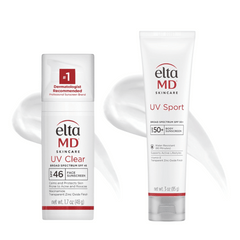 EltaMD Face and Body DUO - UV Clear Untinted SPF 46 + UV Sport SPF 50+ ($74 Value)