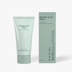 Marini Retinol Plus Mask for anti-aging and hyperpigmentation. Available at Exclusive Beauty Club.