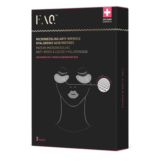 FOREO FAQ Microneedling Anti-Wrinkle Hyaluronic Acid Patches for Eyes