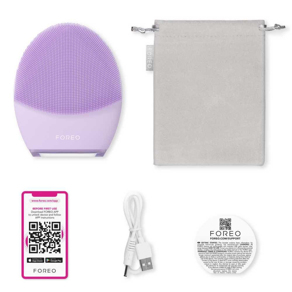 Foreo Luna 3 shops for sensitive skin purple