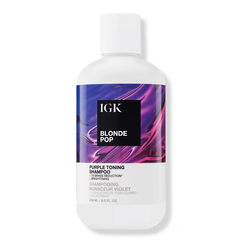 IGK Blonde Pop Purple Toning Shampoo