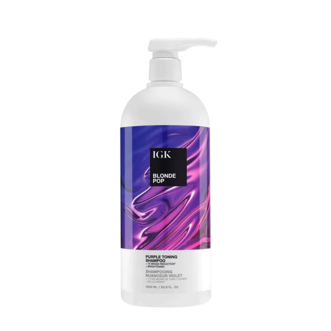 IGK Blonde Pop Purple Toning Shampoo