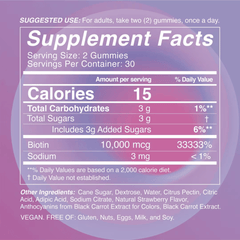 IGK Extra Extra Biotin Hair Gummies