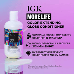 IGK More Life Color Extending Gloss Conditioner