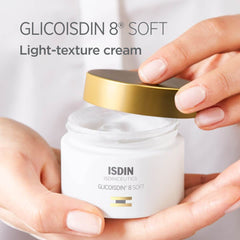 ISDIN Glicoisdin 8 SOFT Exfoliating Glycolic Acid Face Cream